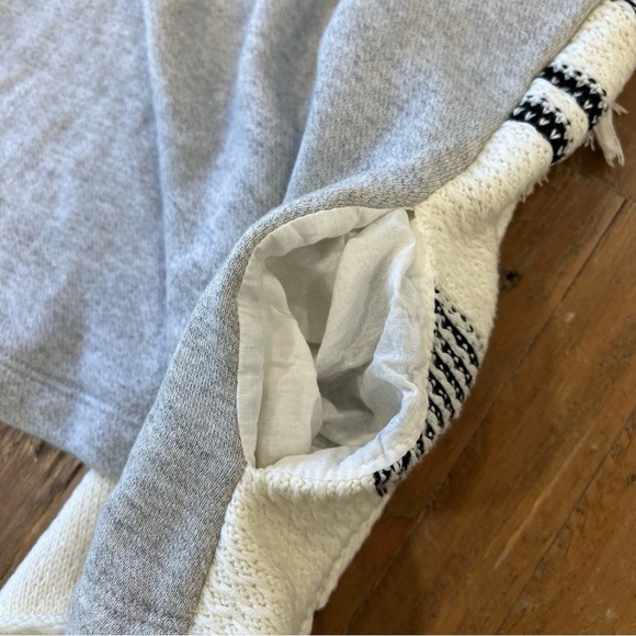 Dolan Left Coast Anthropologie Sonia Fringe Cardigan Womens Medium Striped Boho - Picture 8 of 9